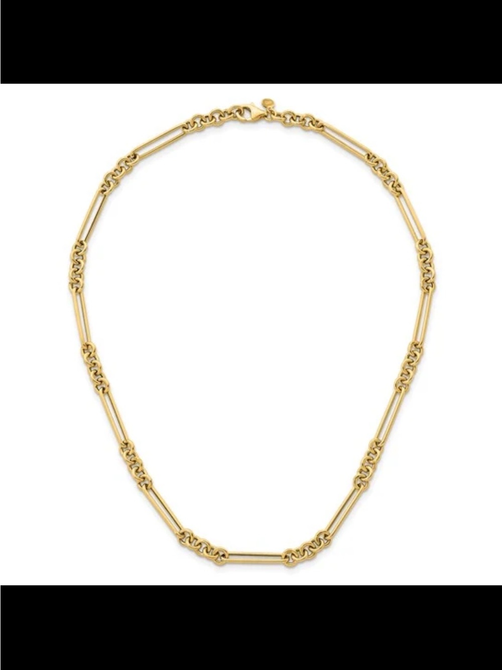 14k gold indigo fine jewelry mixed link chain
